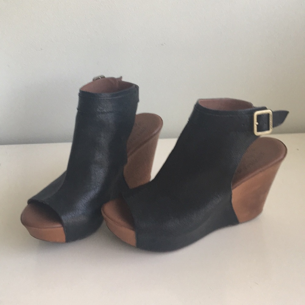 Kork-Ease Berit wedge bootie sandals sz 6